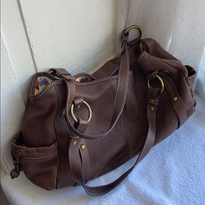 Fossil Mahogany Shoulder Bag